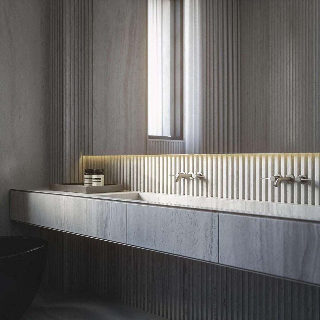 Badezimmer (Visualisierung)