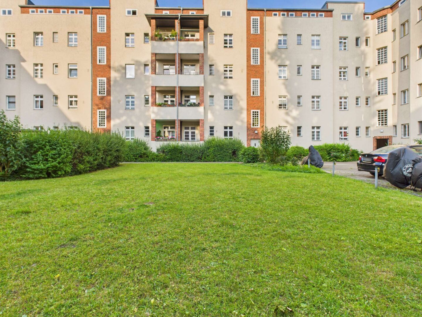 Ansicht Wohnung vom Innenhof
