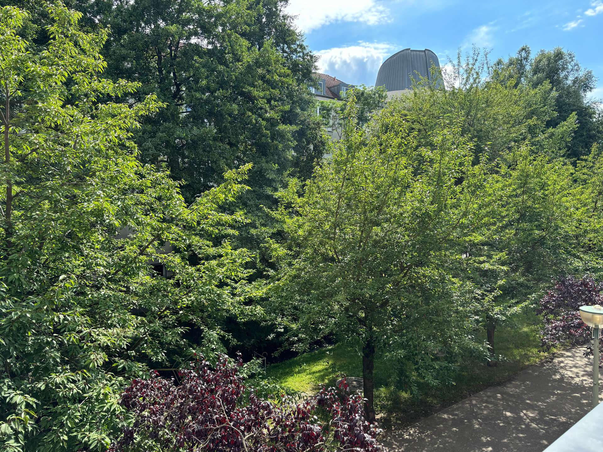 Aussicht vom Balkon